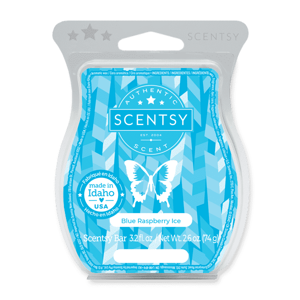 SCENTSY Wax Bar Blue Raspberry Ice