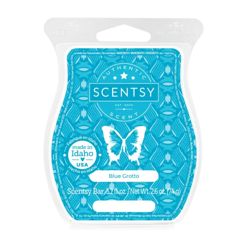 blue grotto scentsy wax bar