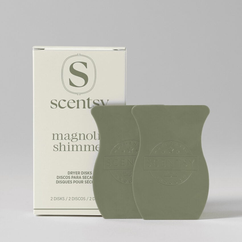 Scentsy DryerDisksMagnoliaShimmer