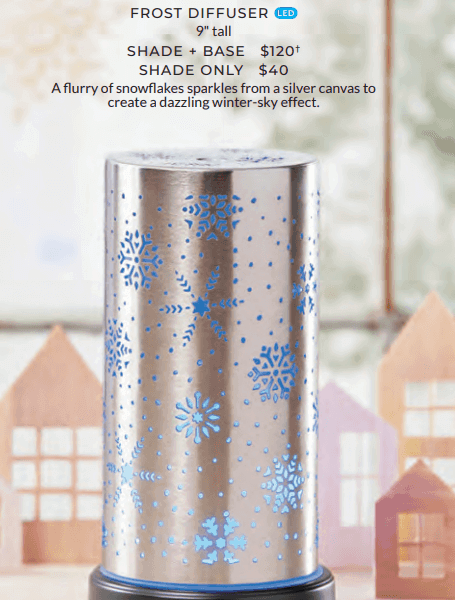 scentsy diffuser frost holiday