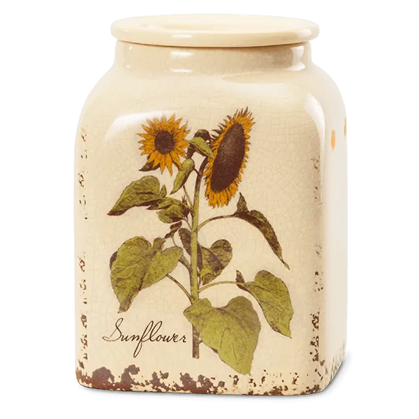 rustic warmer sunflower