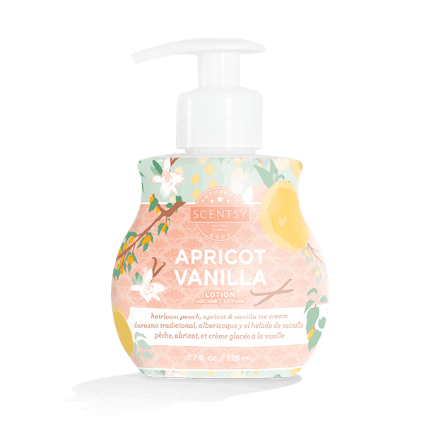 scentsy apricot vanilla body lotion