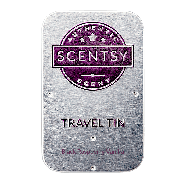 scentsy black raspberry travel tin
