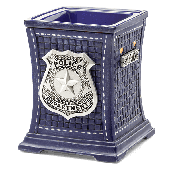 scentsy police collection candle warmer