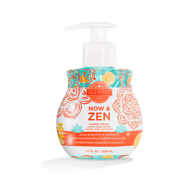 now & Zen hand soap by scentsy