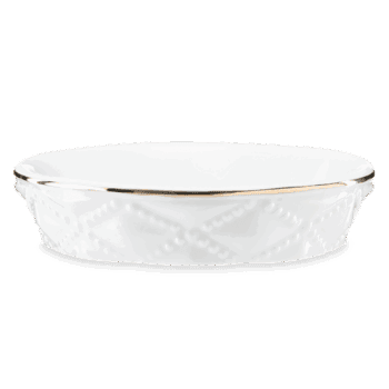 diamond milk glass dish