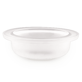 medium frosted dish
