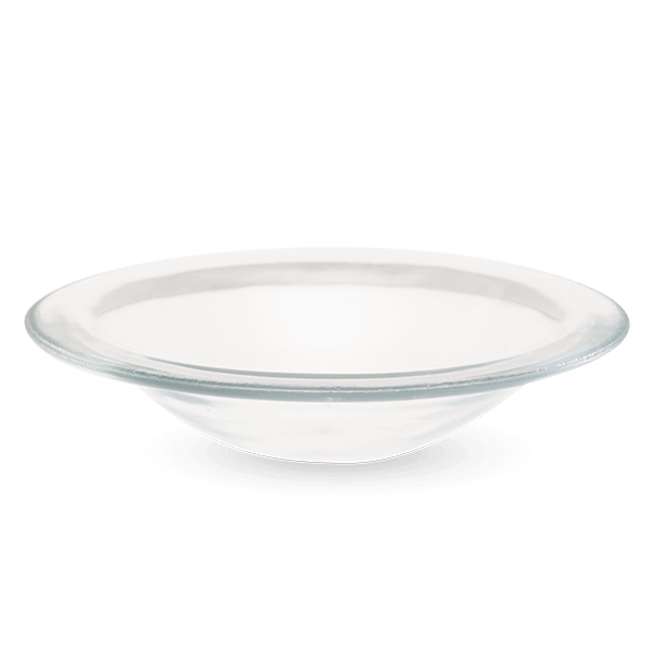 small glass curve dish