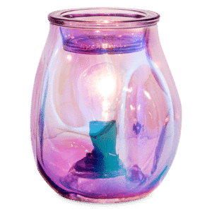 bubbled ultraviolet scentsy warmer on