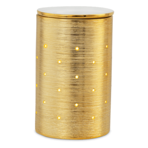 scentsy full size warmer gold etched core