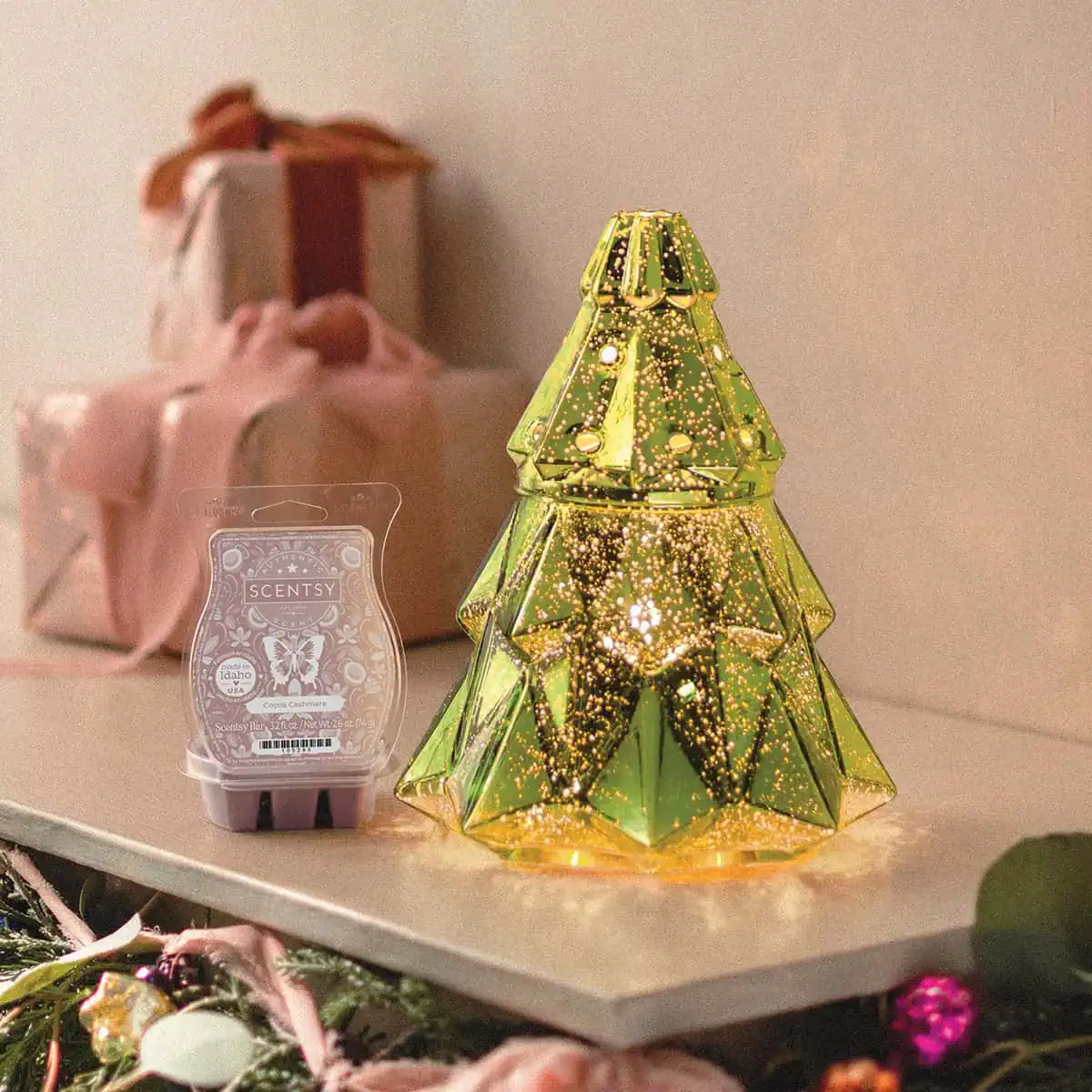 november scentsy warmer of the month christmas tree