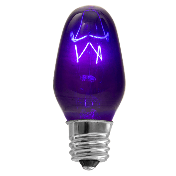 purple scentsy 15 watt bulb