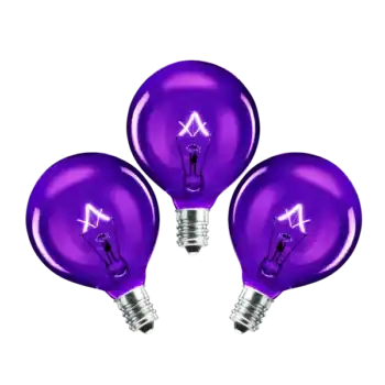scentsy watt purple light bulbs