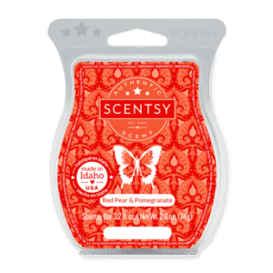 red pear pomegranate scentsy bar
