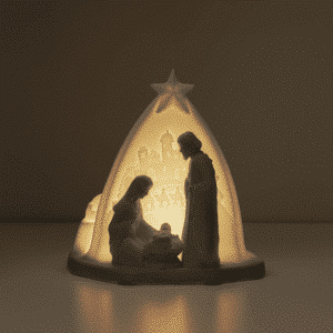 nativity scene night divine