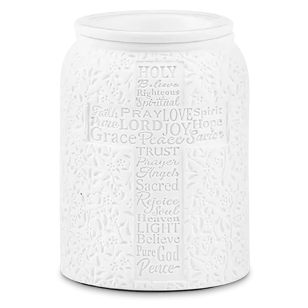Scentsy trust in him candle warmer