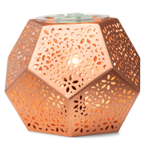copper cast scentsy warmer on
