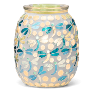 dragonfly away scentsy warmer on