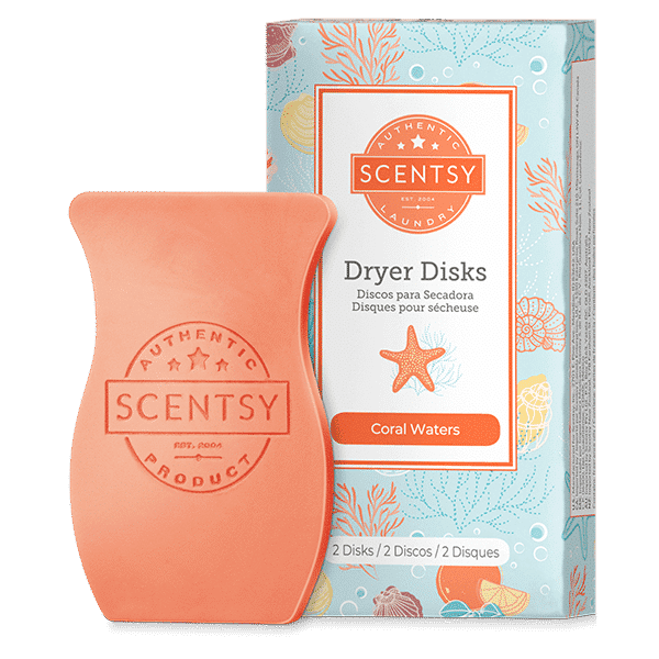 Coral waters dryer disks scentsy