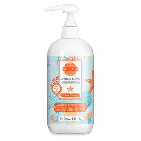 scentsy coral waters laundry detergent