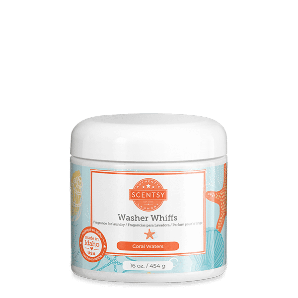scentsy washer whiffs coral waters