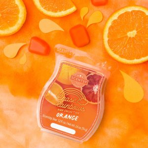 scentsy orange rainbow collection