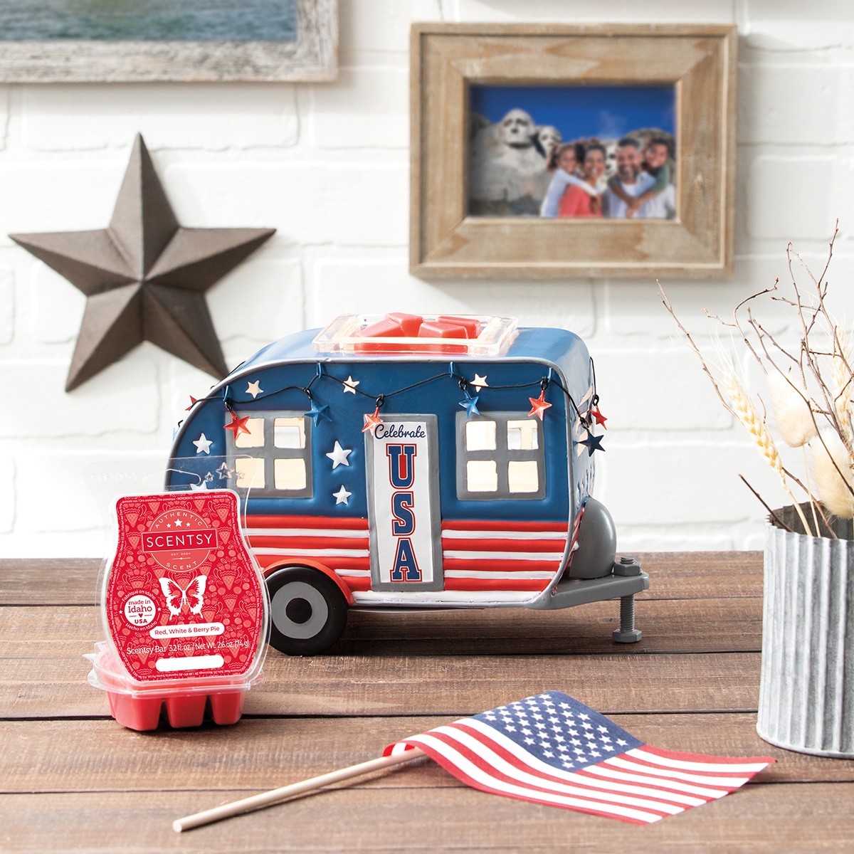 th of july scentsy camper styled