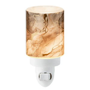 gold cracked marble scentsy mini warmer on