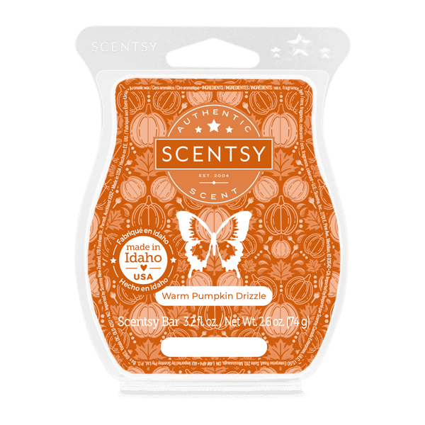 Warm Pumpkin Drizzle scentsy wax bar