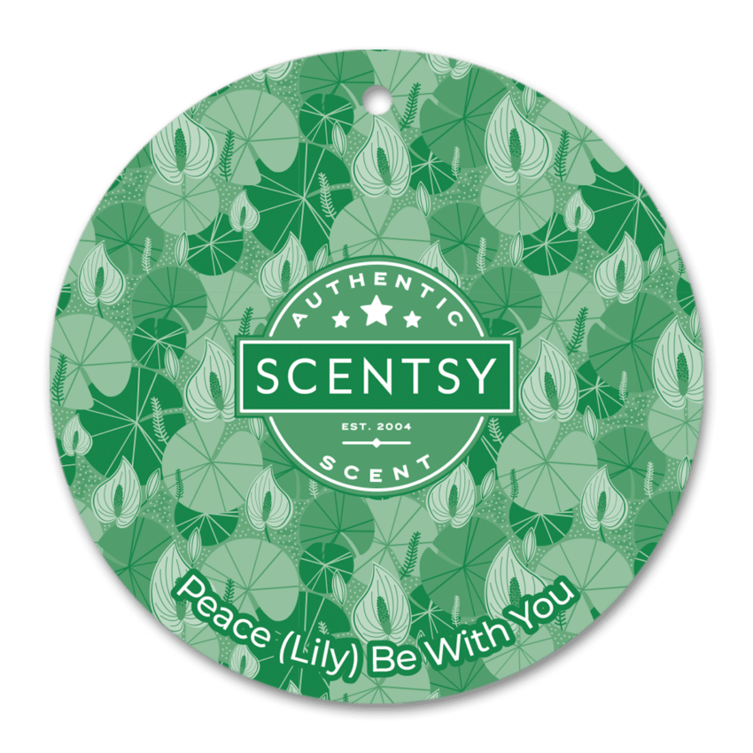 SCENTSY Scent Circle PeaceLilyBeWithYou