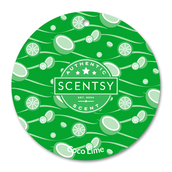 coco lime scent circle scentsy online store