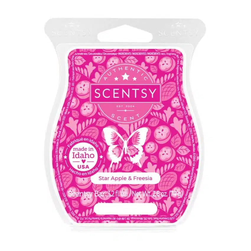 star apple freesia wax scentsy bar