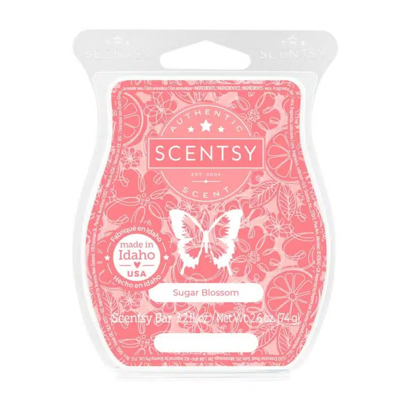 sugar blossom scentsy wax bar