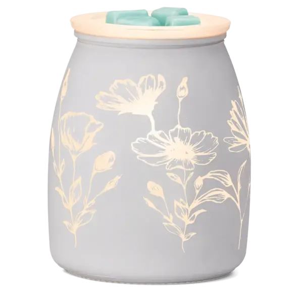 scentsy flower garden warmer on