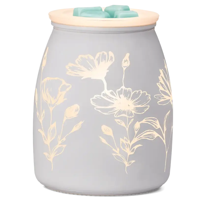 scentsy flower garden warmer on