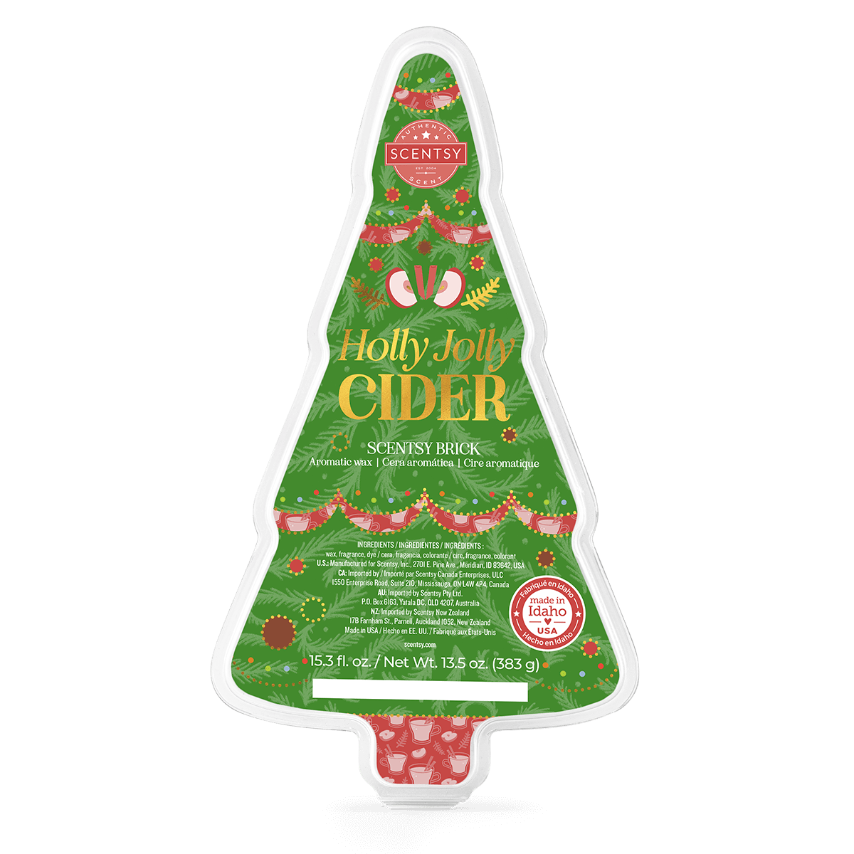 Scentsy ScentsysyBrick HollyJollyCider