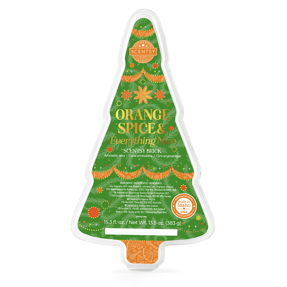 Scentsy ScentsysyBrick OrangeSpiceAndEverythingNice