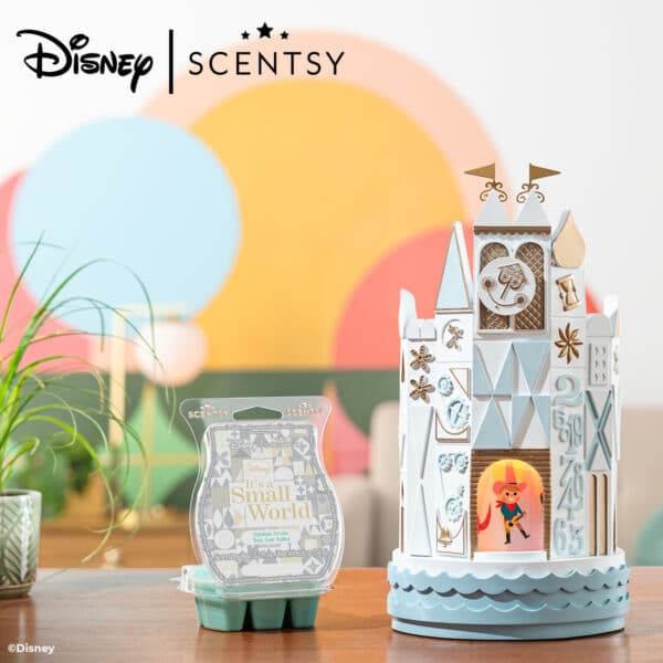 Walt Disney World “it’s a small world” − Scentsy Warmer + Happiest Cruise That Ever Sailed − Scentsy Bar Stylized