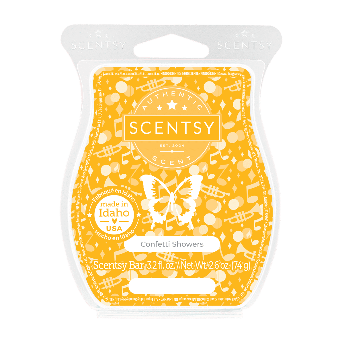 Confetti Showers Scentsy Bar