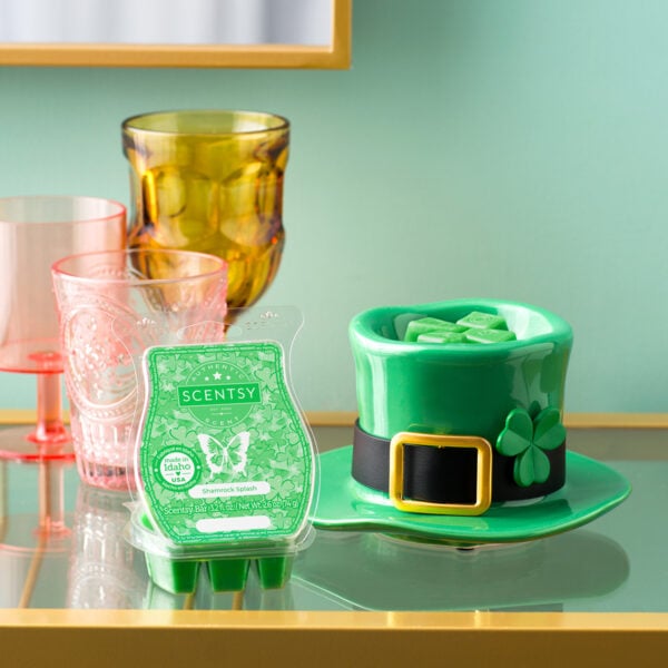 Shamrock Splash Scentsy Bar + Lucky Leprechaun Warmer