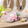 Retro Pink Truck Warmer + Bunny Trail Warmer Lid