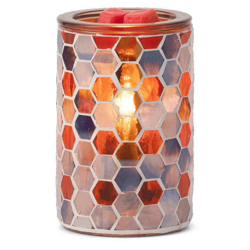 Scentsy Warmer GoldenOak GlowWax