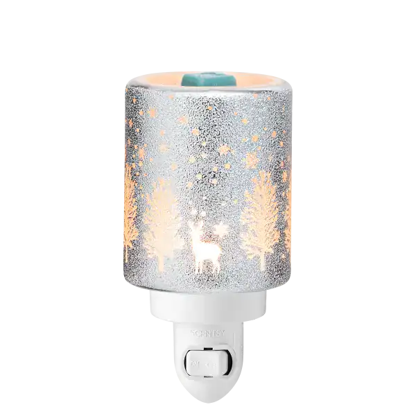 Scentsy Miniwarmer SnowyGlitterGroveWax