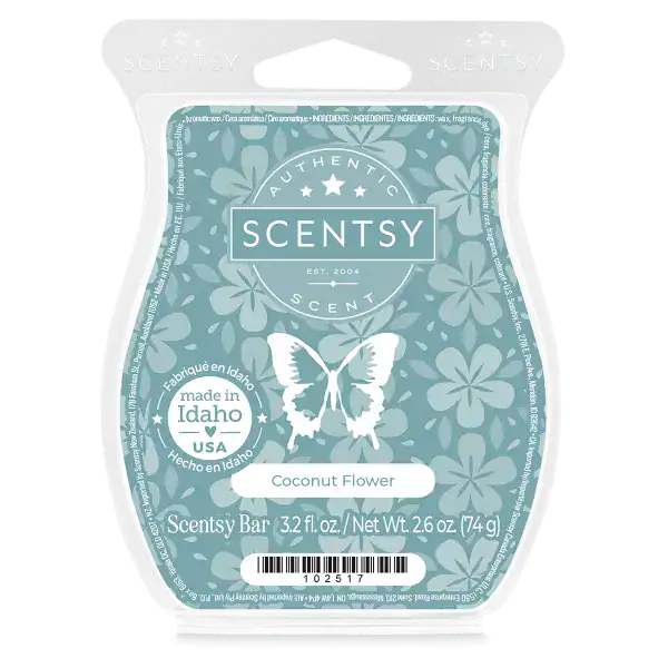 Scentsy wax Bar Coconut Flower