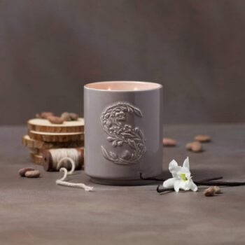 cocoa cashmere Scentsy candle styled