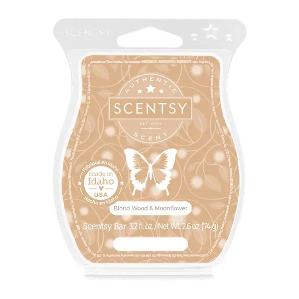 Blond Wood & Moonflower Scentsy Bar