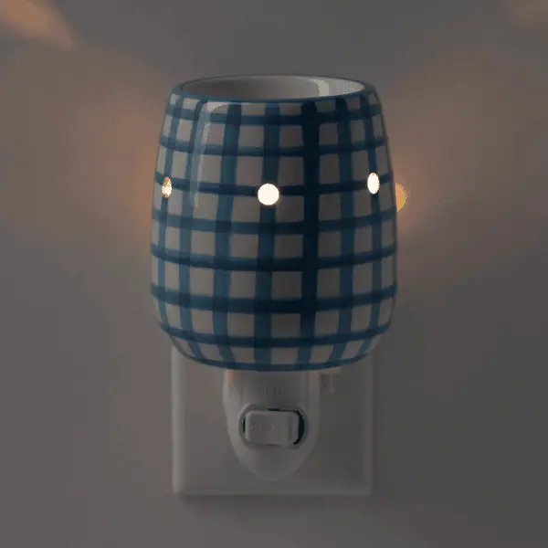 Scentsy MiniWarmer CottageGingham Dark