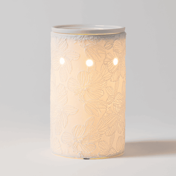 Scentsy Warmer LaceAndLight Glow Main PWS