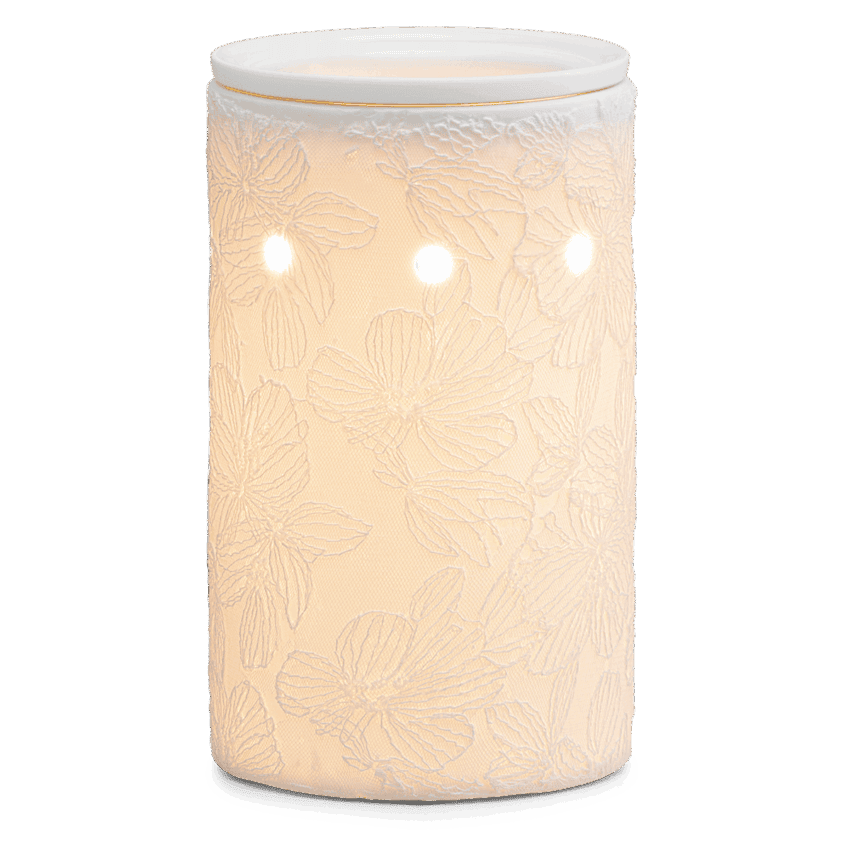 Scentsy Warmer LaceAndLight Glow PWS