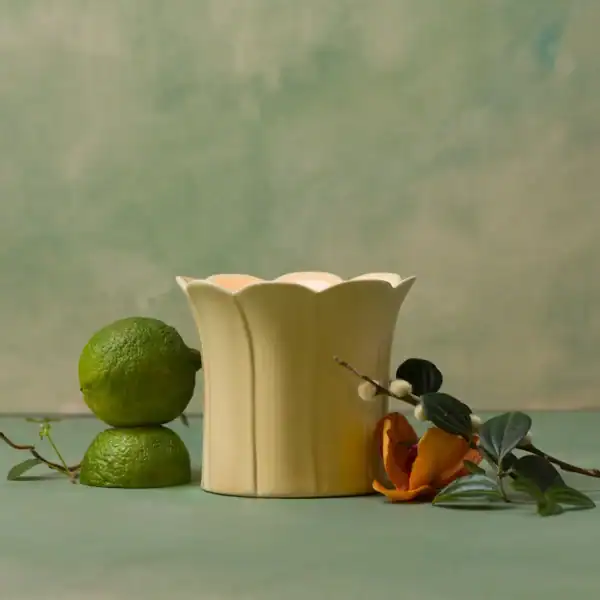 wild honeysuckle willow candle styled